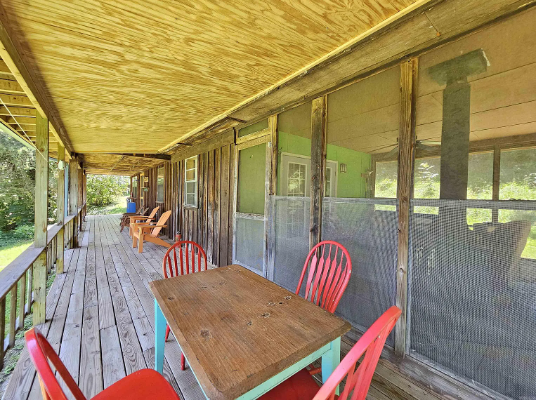 A glimpse inside the cabin